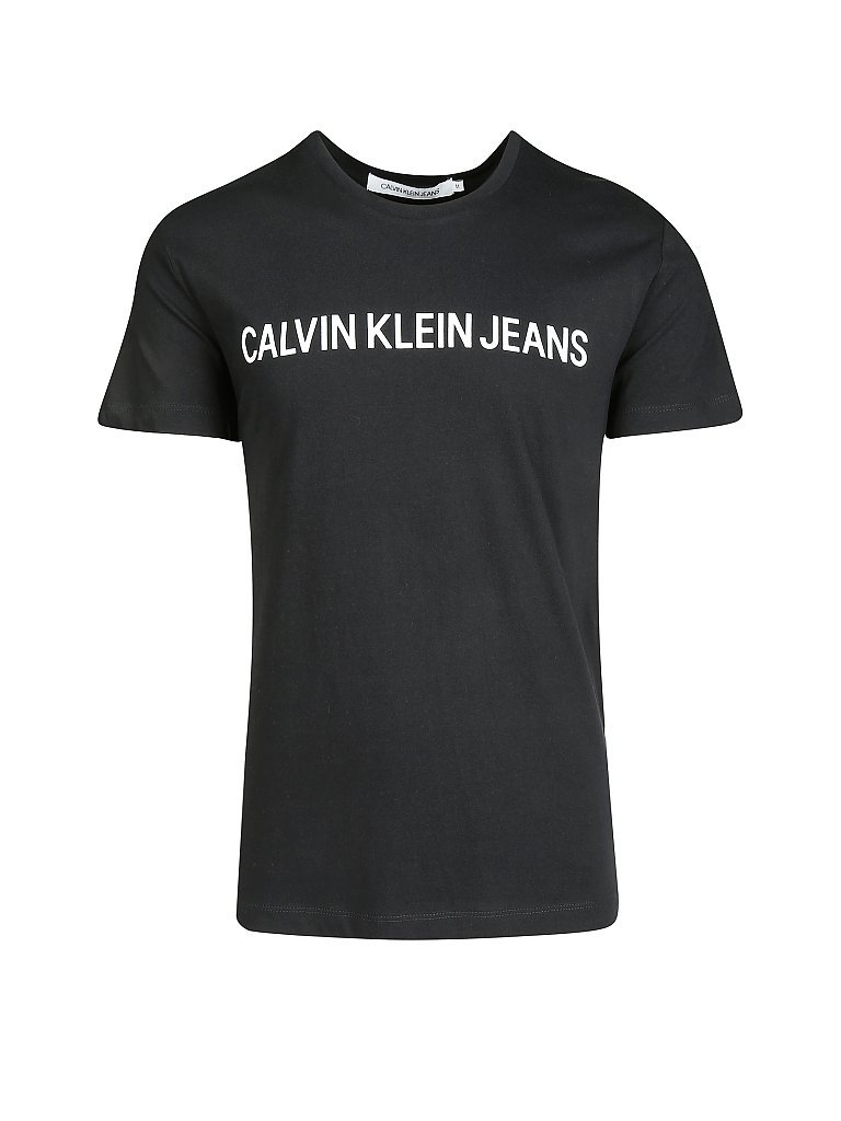 CALVIN KLEIN JEANS T-Shirt schwarz | XXL